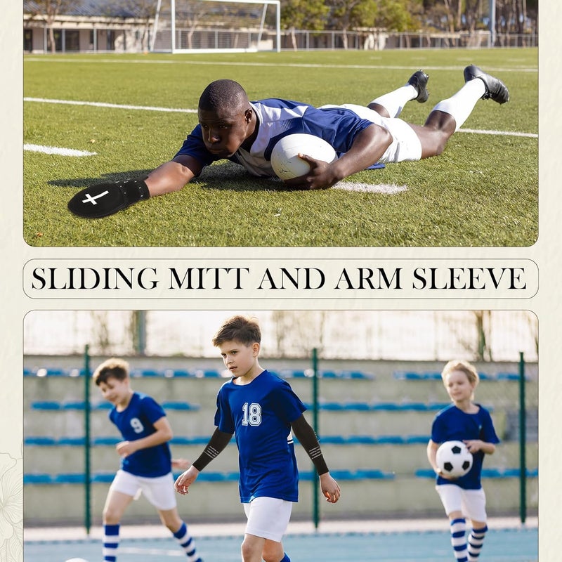 Geyoga Christian Sport Set Sliding Mitt and Cross Arm Sleeve Baseball Religious Glove Sliding Mitt Cooling Arm Sleeves - Image 5
